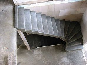 1/4 gewendelte Treppe