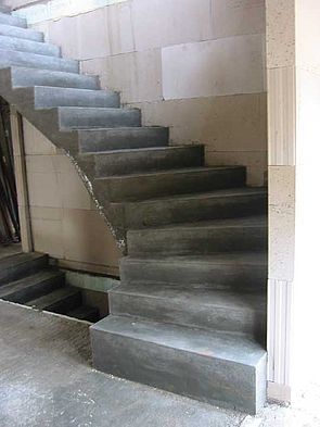 1/4 gewendelte Treppe